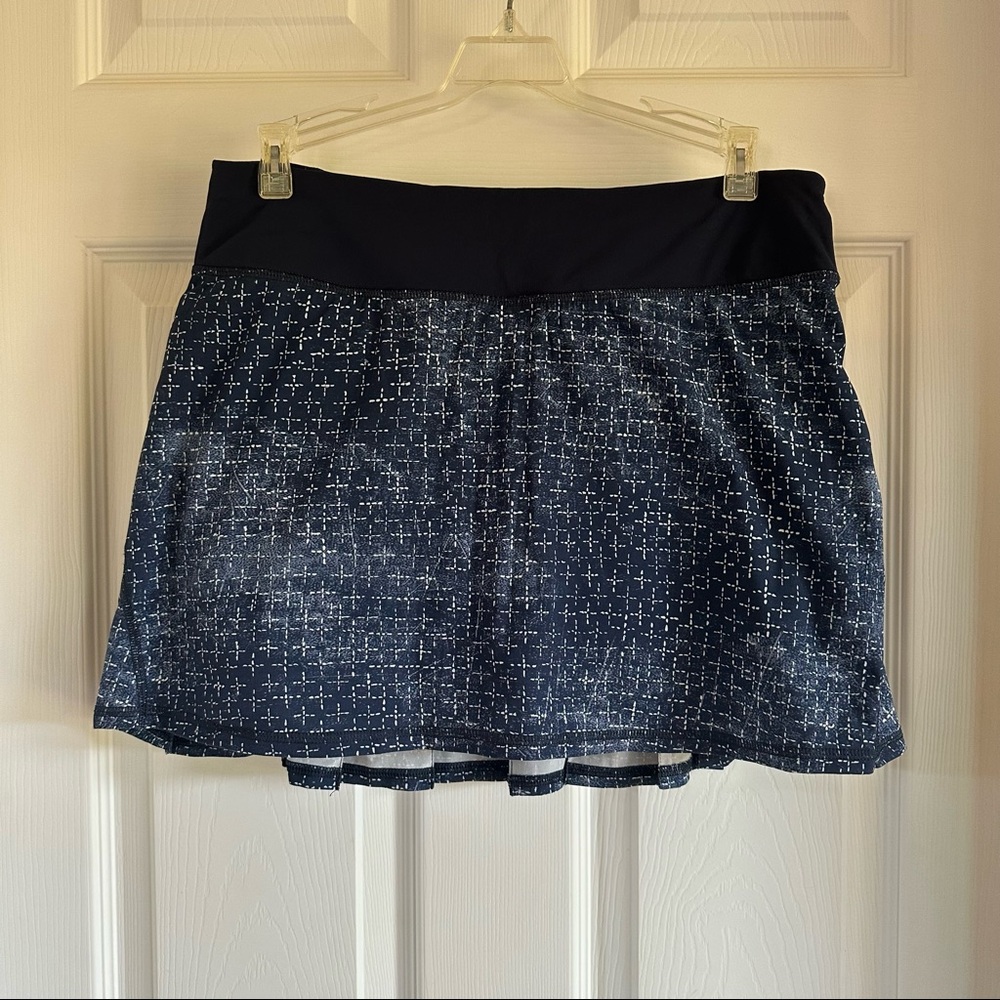 Lululemon Pace Setter Skirt Sashiko Cross 6T